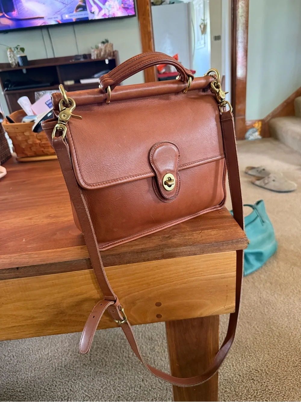 Vintage 1994 Made in USA Coach Willis Bag 9927
